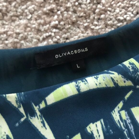 Olivaceous Patterned Minidress - Picture 5 of 8